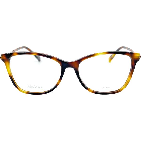 Max Mara MM1420 Womens Eyeglass Frame 086 Dark Havana
